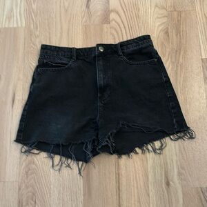 Zara black Jean shorts